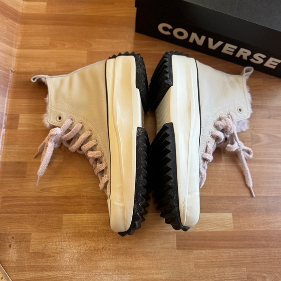 Converse Run Star Hike Hi "Cozy Club" platform sneakers 7 men's 8.5 women's - Picture 9 of 12